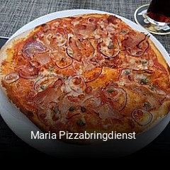 Maria Pizzabringdienst  bestellen