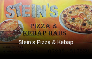 Stein's Pizza & Kebap bestellen