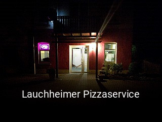 Lauchheimer Pizzaservice essen bestellen