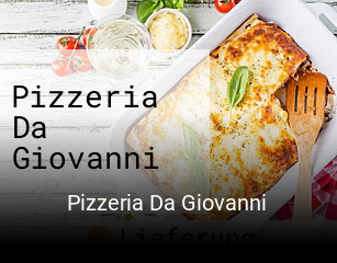 Pizzeria Da Giovanni bestellen