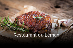 Restaurant du Léman essen bestellen