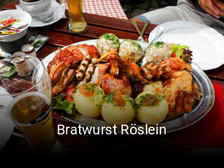 Bratwurst Röslein essen bestellen