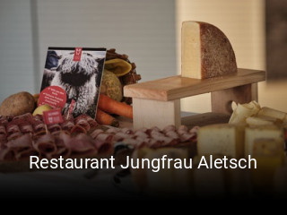 Restaurant Jungfrau Aletsch essen bestellen
