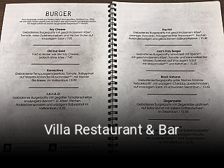 Villa Restaurant & Bar online delivery