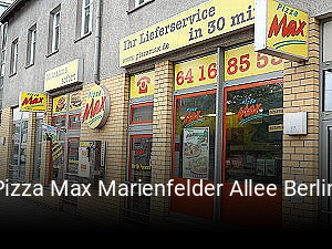 Pizza Max Marienfelder Allee Berlin essen bestellen