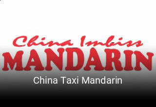 China Taxi Mandarin bestellen