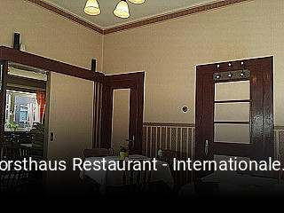Forsthaus Restaurant - Internationale SpezilitÃ¤ten essen bestellen
