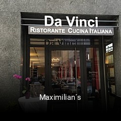 Maximilian´s online delivery