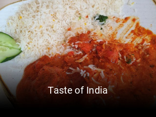Taste of India online delivery