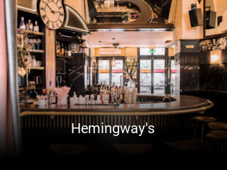 Hemingway's essen bestellen