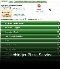 Hachinger Pizza Service essen bestellen