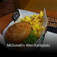 McDonald's Wien Karlsplatz essen bestellen