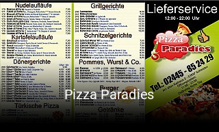 Pizza Paradies bestellen