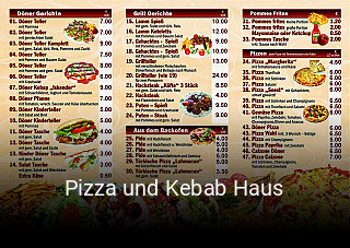 Pizza und Kebab Haus online bestellen
