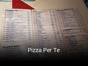 Pizza Per Te essen bestellen