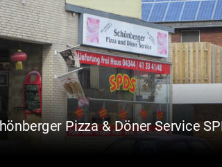 Schönberger Pizza & Döner Service SPDS online bestellen