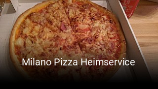 Milano Pizza Heimservice bestellen