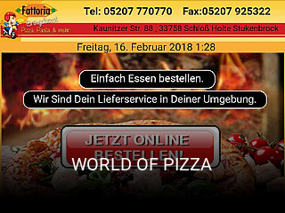 WORLD OF PIZZA online bestellen