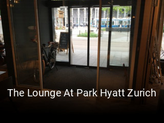 The Lounge At Park Hyatt Zurich essen bestellen