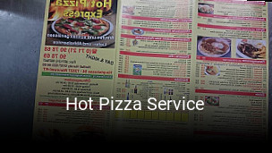 Hot Pizza Service online delivery