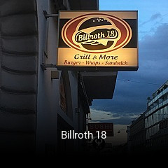 Billroth 18 essen bestellen