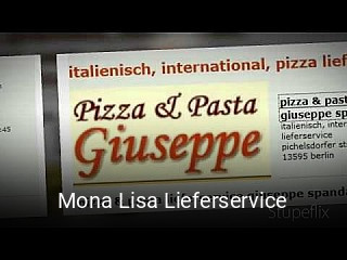 Mona Lisa Lieferservice online delivery