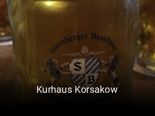 Kurhaus Korsakow essen bestellen