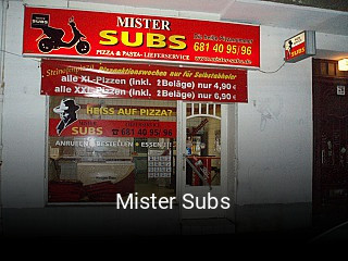Mister Subs bestellen