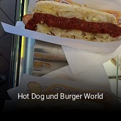 Hot Dog und Burger World essen bestellen