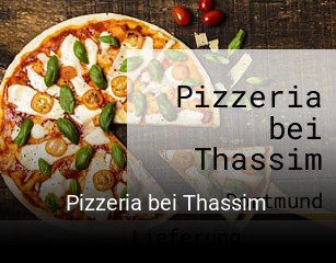 Pizzeria bei Thassim essen bestellen