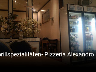 Grillspezialitäten- Pizzeria Alexandros bestellen