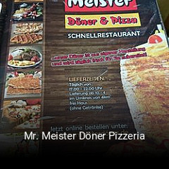 Mr. Meister Döner Pizzeria essen bestellen
