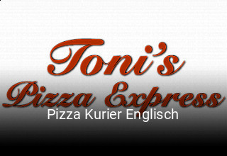 Pizza Kurier Englisch online bestellen