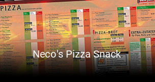 Neco's Pizza Snack bestellen