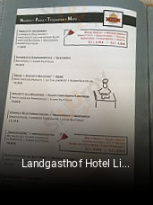 Landgasthof Hotel Linde essen bestellen