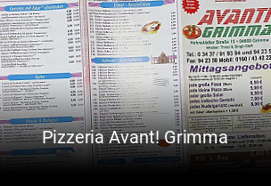 Pizzeria Avant! Grimma online bestellen