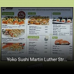 Yoko Sushi Martin Luther StraÃŸe Berlin online delivery