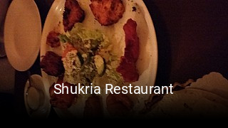 Shukria Restaurant online delivery