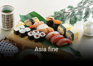 Asia fine online bestellen