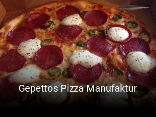 Gepettos Pizza Manufaktur bestellen