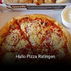 Hallo Pizza Ratingen essen bestellen
