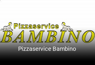 Pizzaservice Bambino online delivery