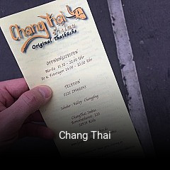 Chang Thai online delivery