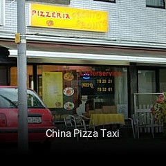 China Pizza Taxi bestellen