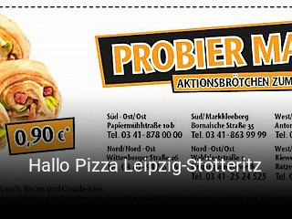 Hallo Pizza Leipzig-Stötteritz bestellen