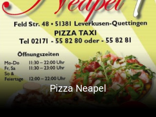 Pizza Neapel essen bestellen