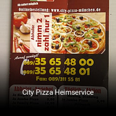City Pizza Heimservice bestellen