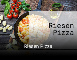 Riesen Pizza online bestellen