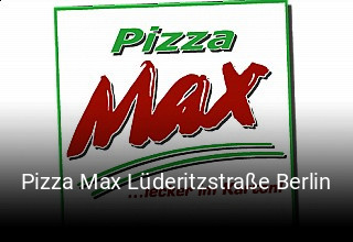 Pizza Max Lüderitzstraße Berlin bestellen
