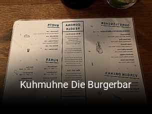 Kuhmuhne Die Burgerbar online delivery